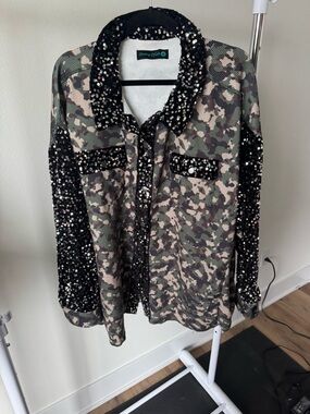 Bold and Classy Shacket by Sterling Kreek size 3X